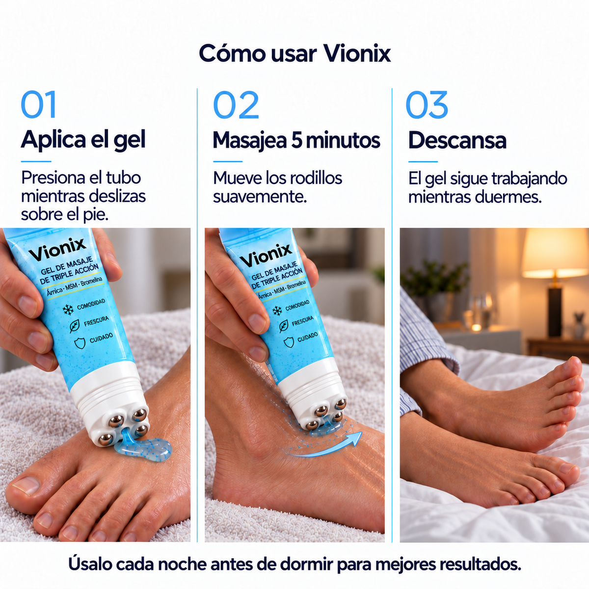 Vionix<sup>®</sup> - Terapia Japonesa para Pies y Tobillos